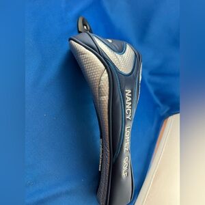 Nancy Lopez Fairway wood  Headcover Head Cover.Navy Blue & Silver.